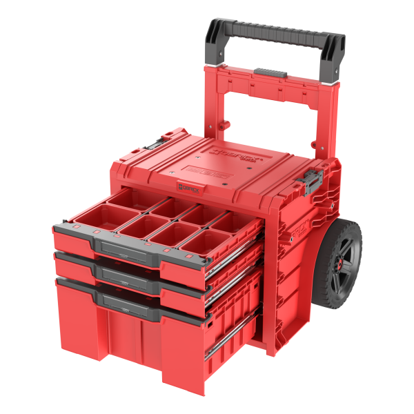 Qbrick System PRO Cart 2.0 Plus Drawer 3 Red Ultra HD