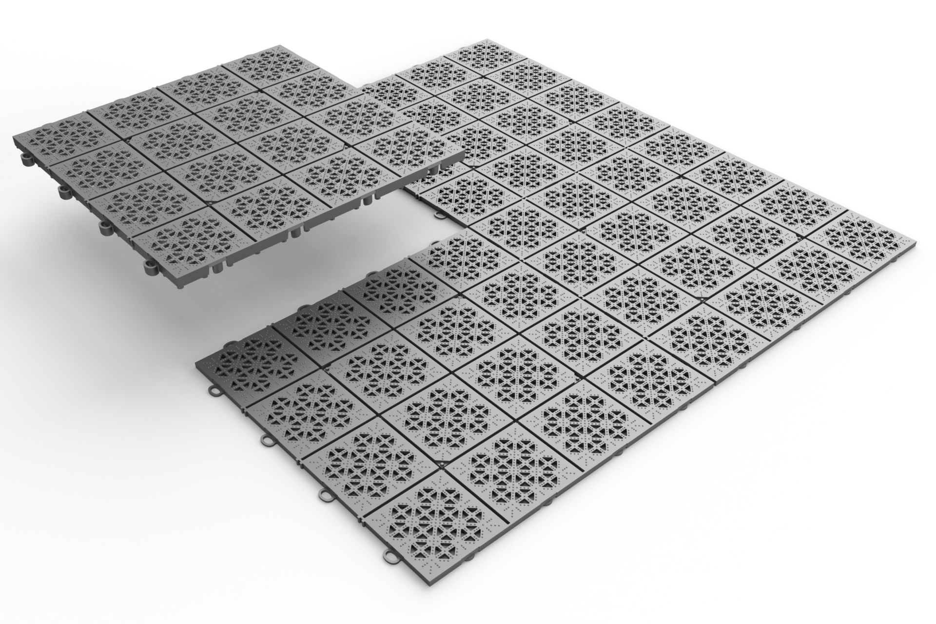 Qbrick System Atena Yer Kaplama (Gri)